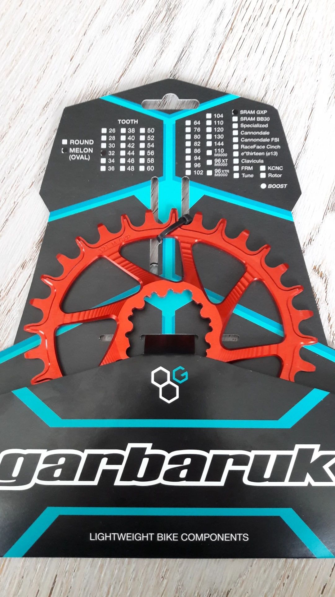 1. Foaie ovală, N/W 32t, Sram gxp, Garbaruk