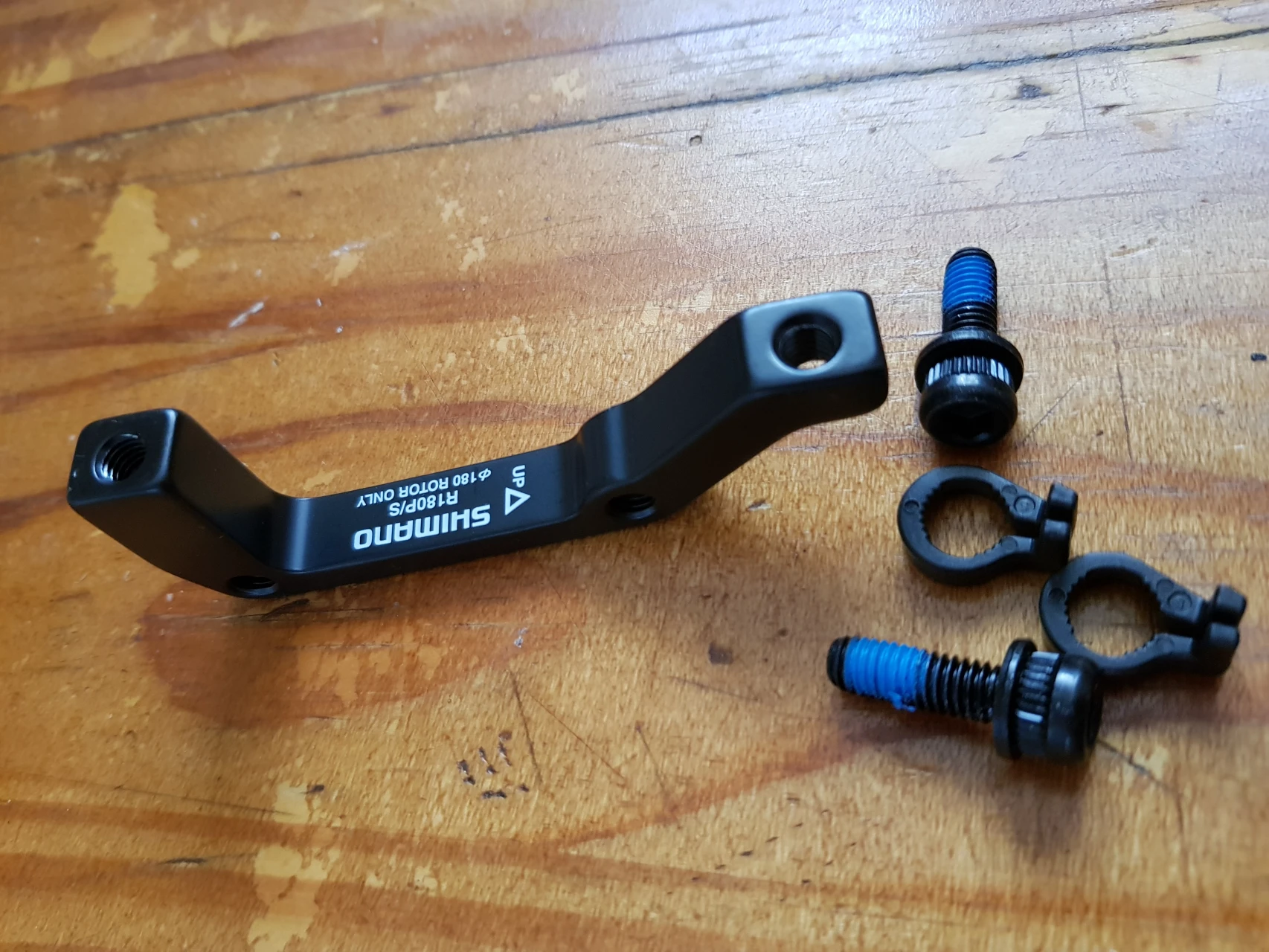 2. Shimano adaptor disc spate 180mm IS
