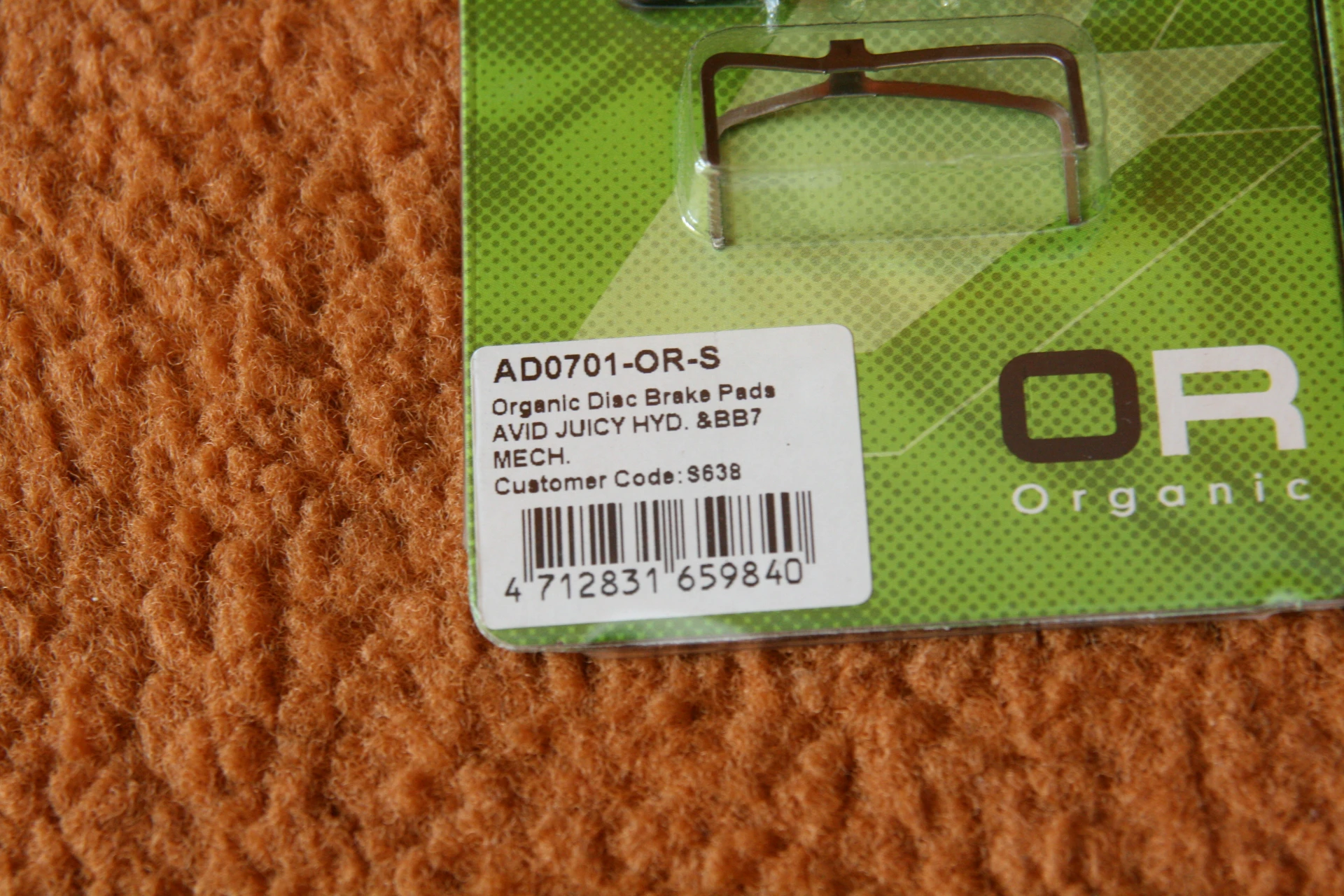 1. Set placute frane disc Ashima Organice - Avid Juicy / BB7