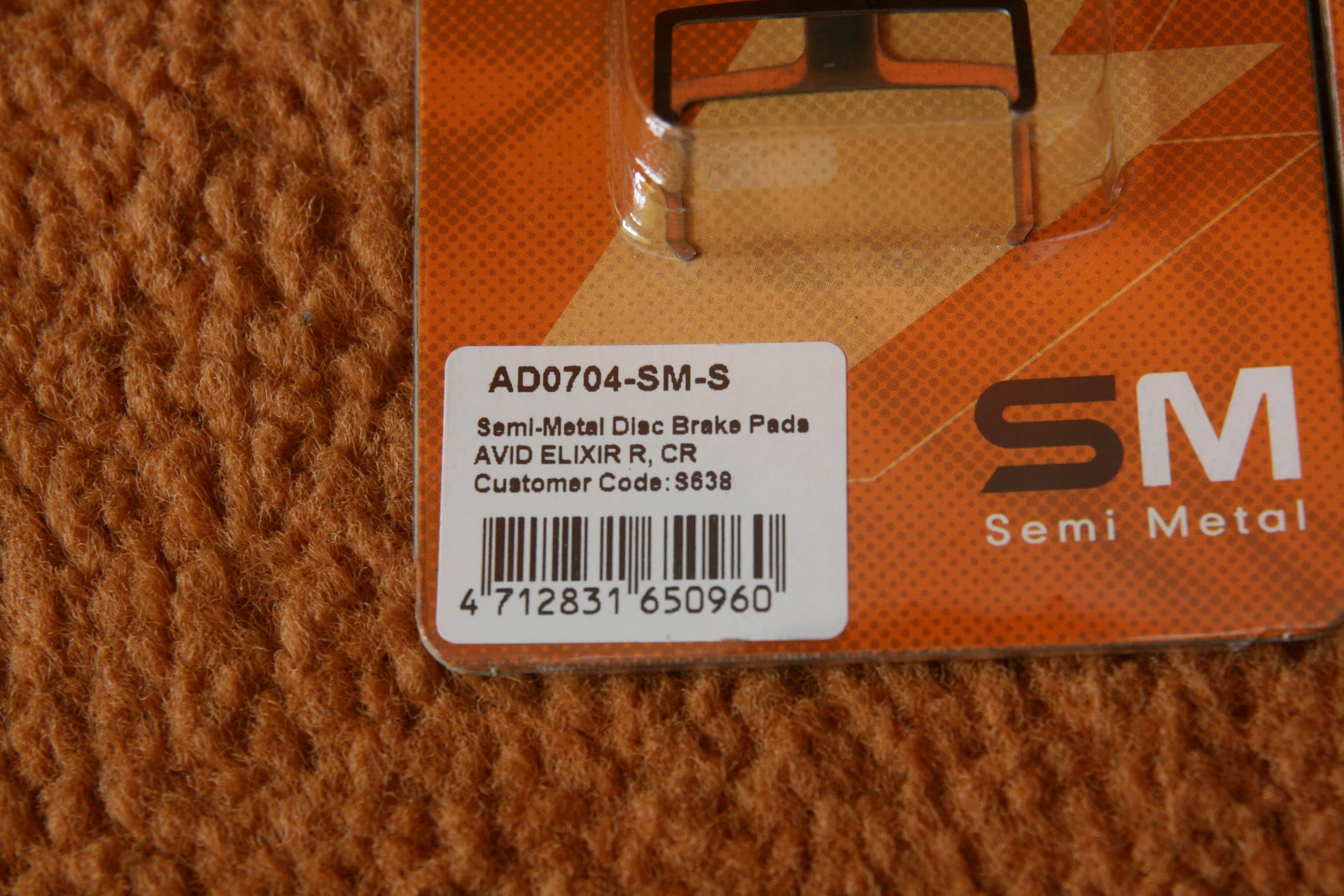 1. Set placute frane disc Ashima semi metalice - Sram Level / Avid Elixir