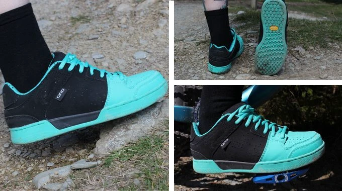 4. NOU! Pantofi GIRO Jacket Black/Turquoise