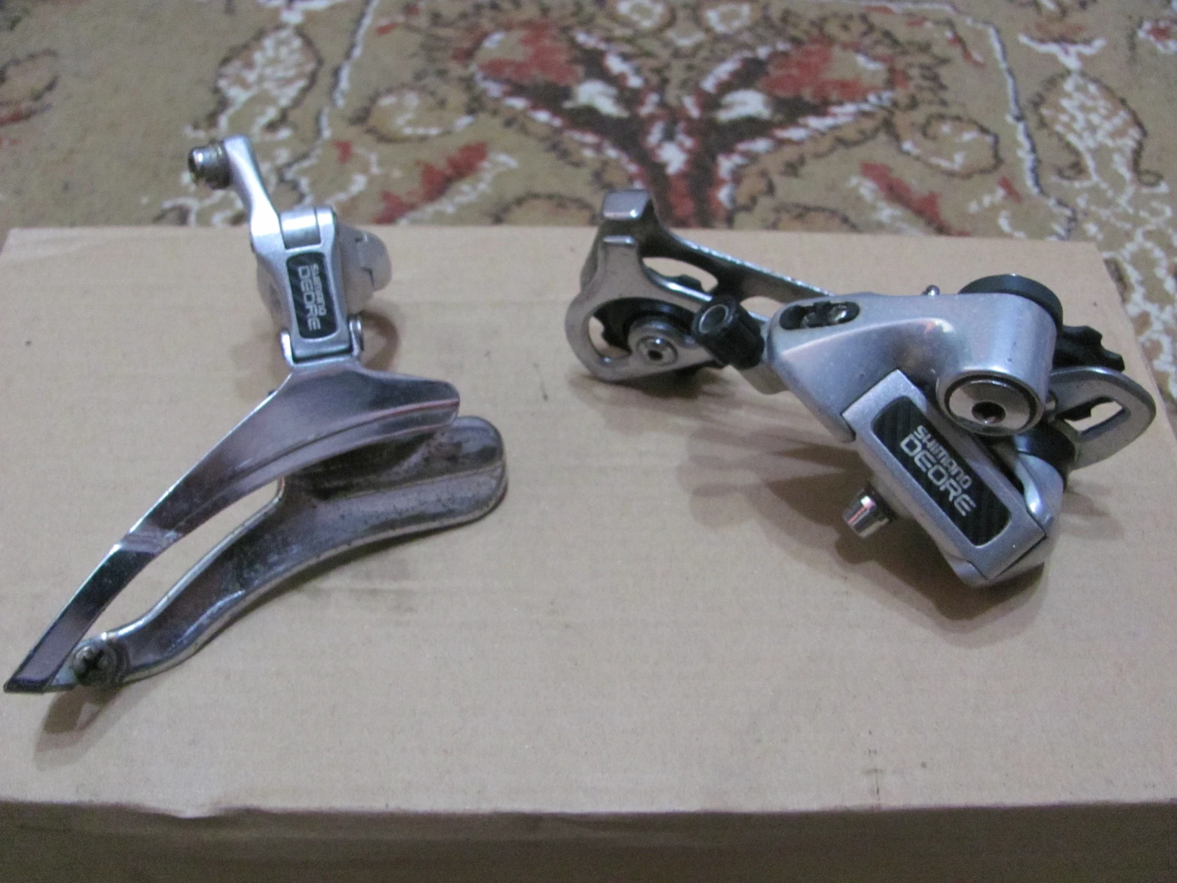 4. Schimbatoare shimano Deore ( fata + spate ) vintage