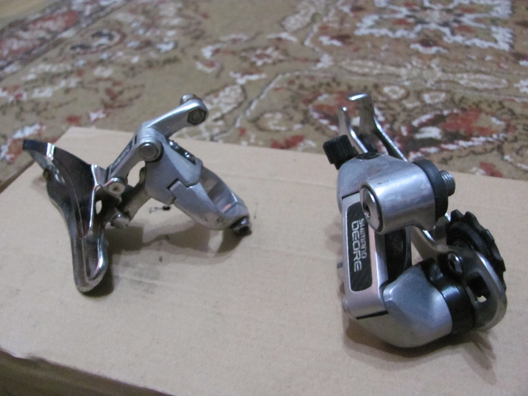 3. Schimbatoare shimano Deore ( fata + spate ) vintage