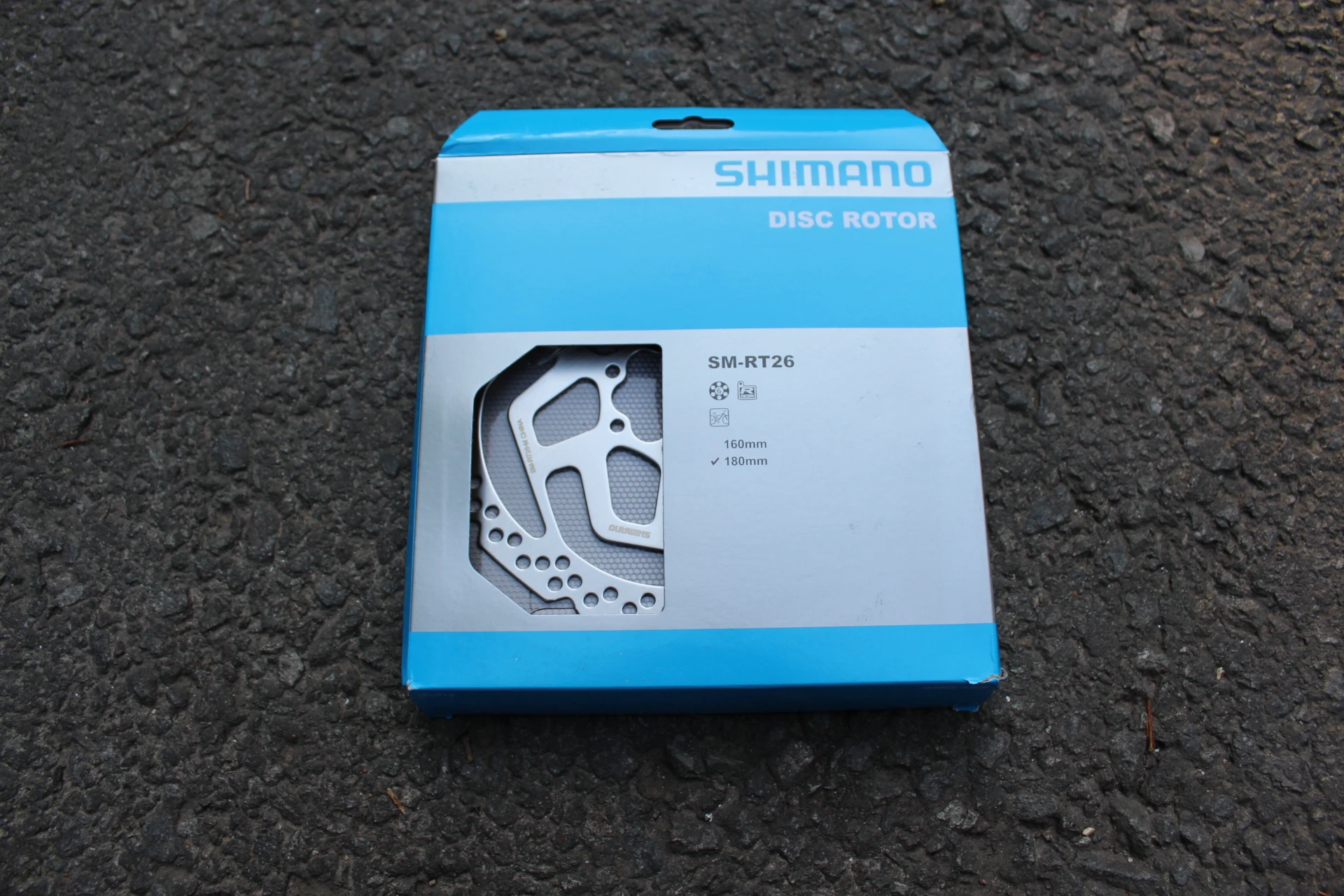 2. Shimano SM-RT26M Alivio disc - 180mm