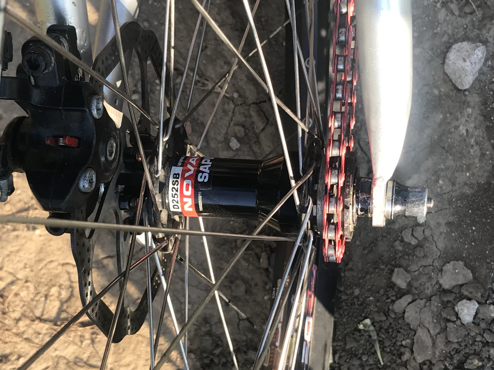 1. Roata spate single speed Dirt