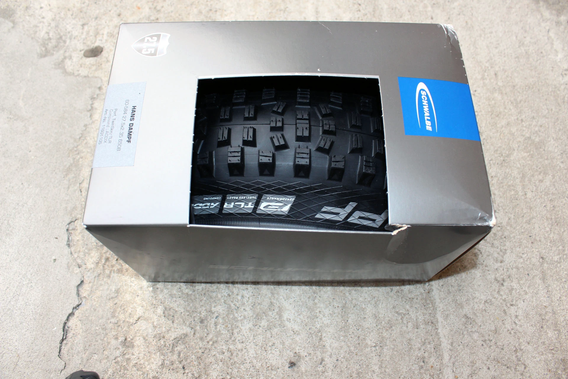 1. Schwalbe Hans Dampf TwinSkin Addix TLR 27.5x2.35