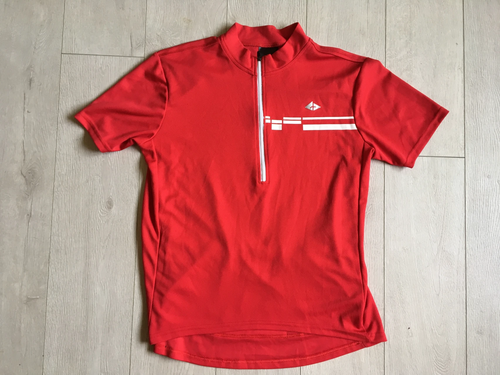 1. Tricou ciclism Athlitech Rosu M