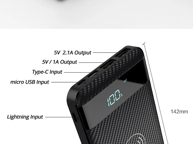1. Acumulator 10000mAh