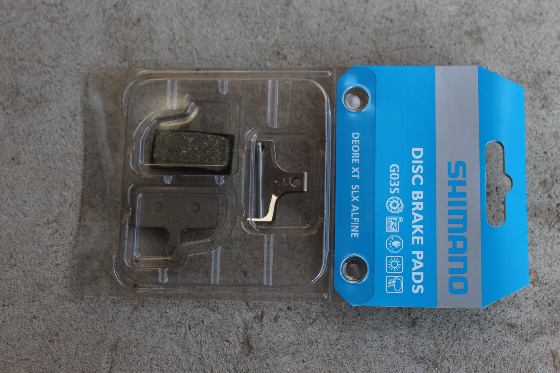1. Shimano G03S resin - placute frana