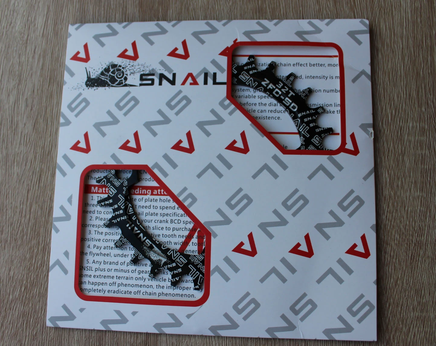 4. Foaie Ovala Snail 32T - narrow wide 1x9,10,11,12 - negru 104bcd