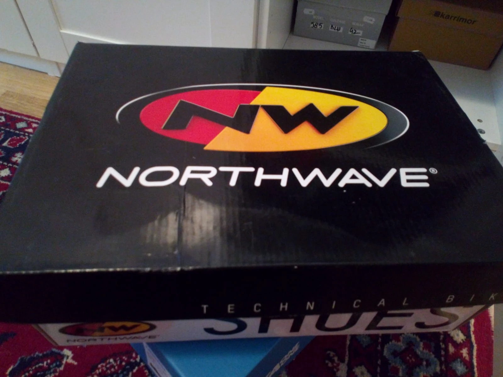 1. Pantofi ciclism Northwave Outcross Knit 2 Negru