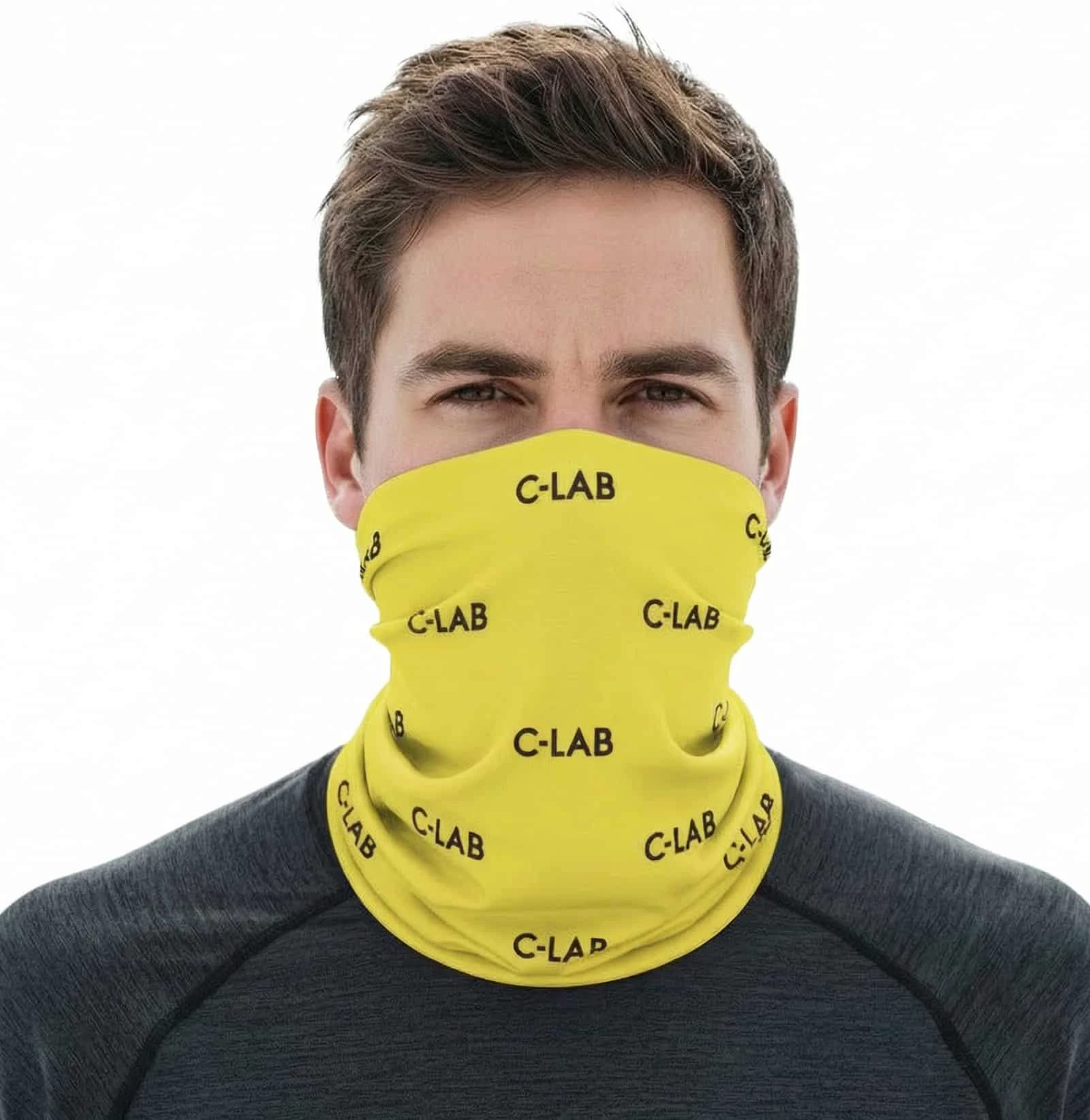 1. Yellow Unisex Lightweight Neck Warmer