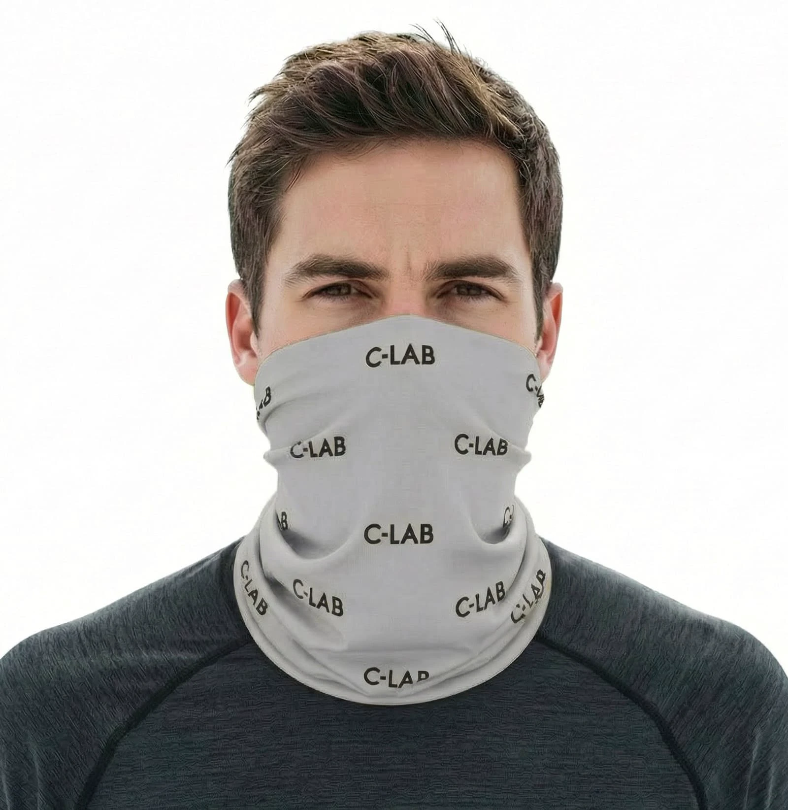 1. Grey Unisex Lightweight Neck Warmer