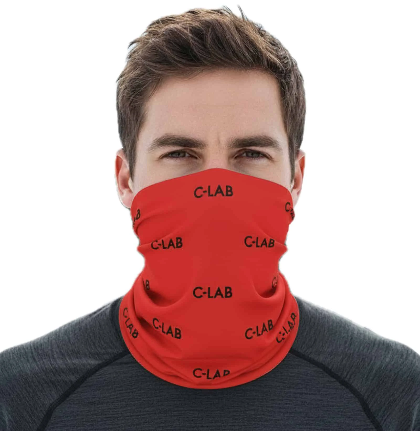 1. Red Unisex Lightweight Neck Warmer