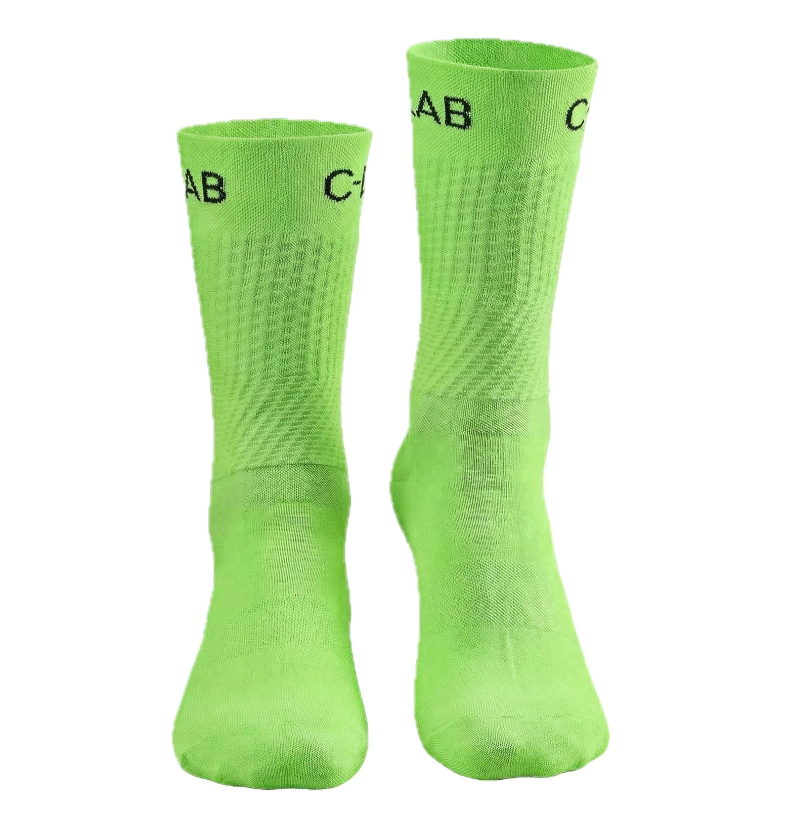 1. Calze da Ciclismo/Running Traspiranti - Verde Fluo - XXL - 48/51
