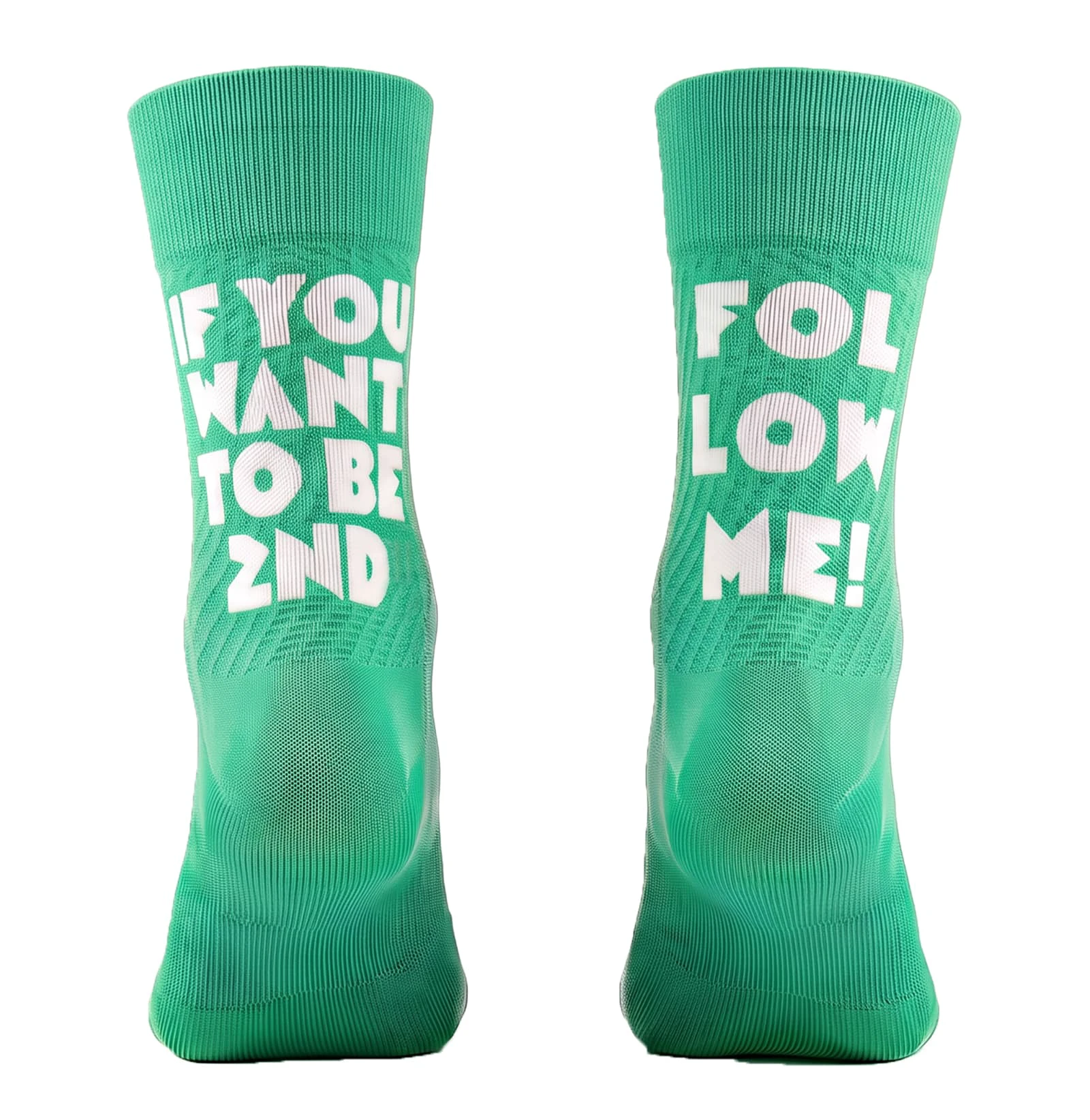 1. Follow Me Breathable Cycling Socks - Benetton Green - M - 35/38