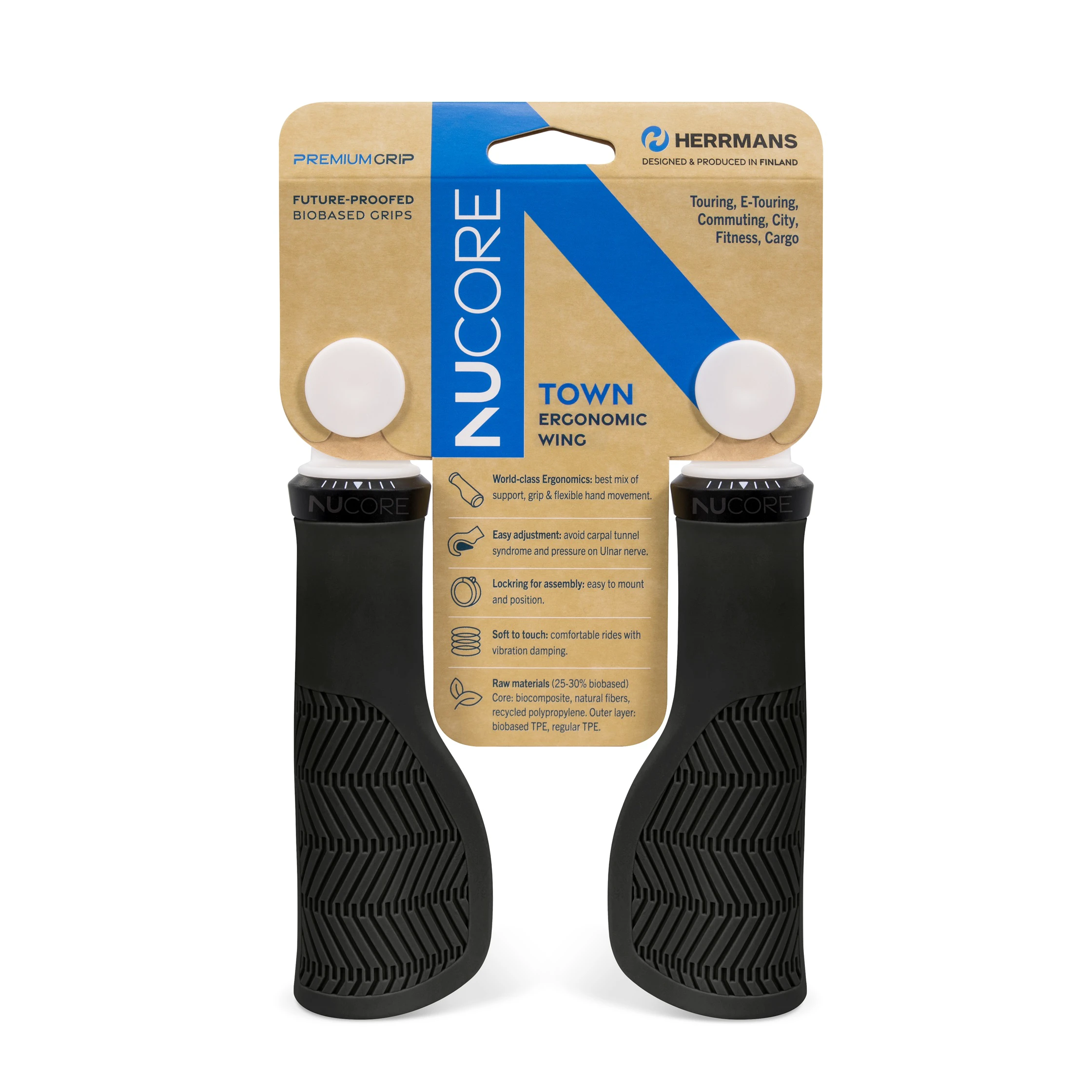 1. Herrmans Finland Nucore Town Wave Lock-on negru