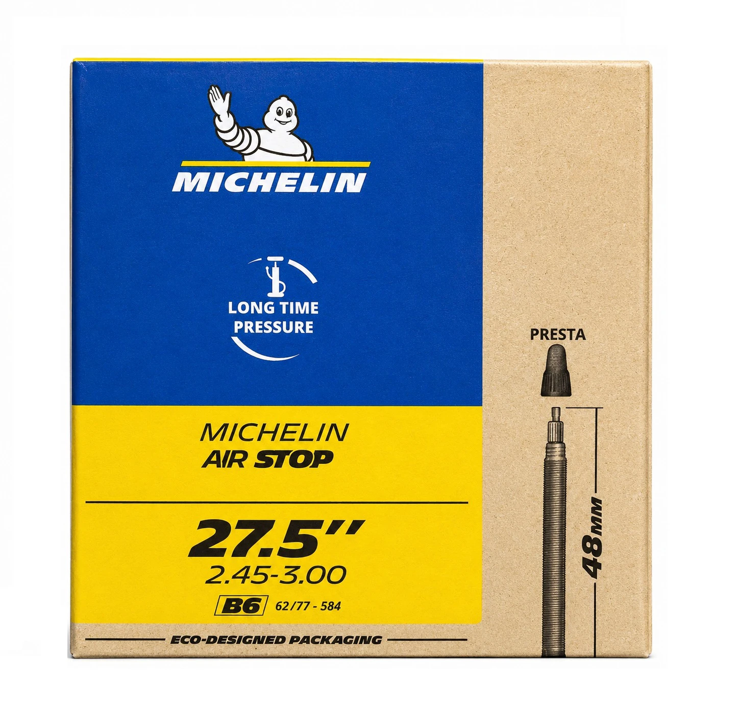 1. MICHELIN TUBE AIR STOP GAL-FV 48MM 27.5 x 2.4 / 3.00