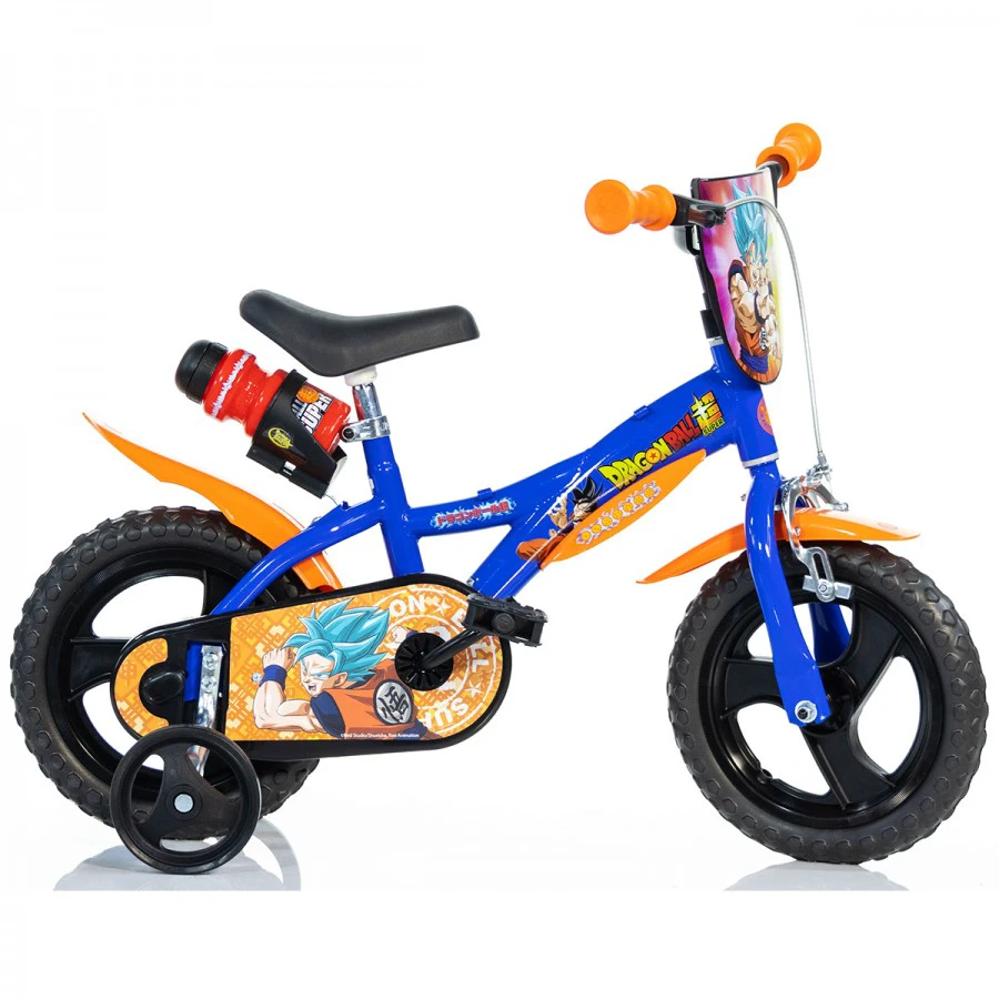 1. Bicicleta pentru copii Dragon Ball DB-612L-DR Dino Bikes, 12 inch