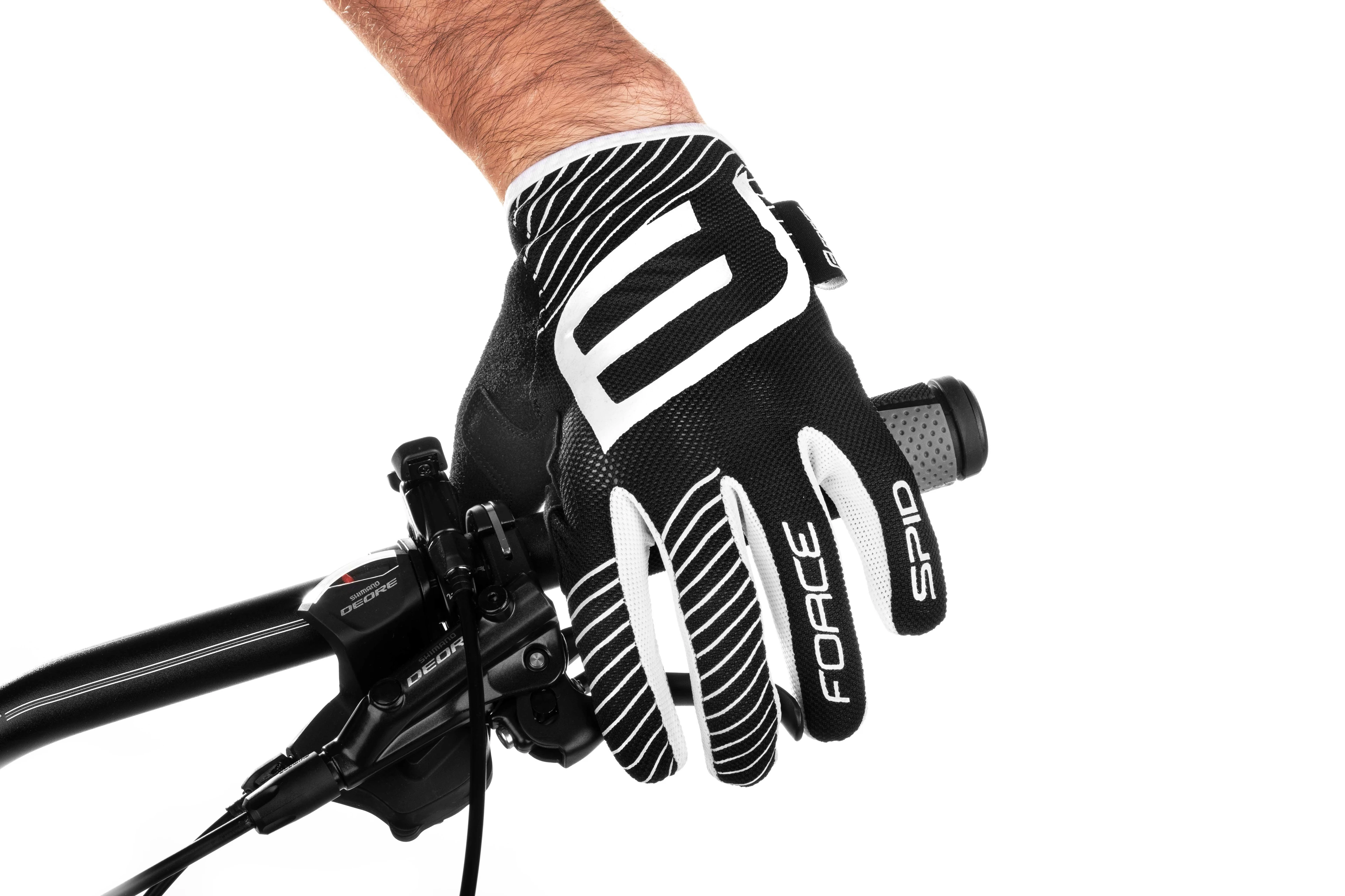 2. Manusi Force MTB SPID de vara, negre XXL XXL
