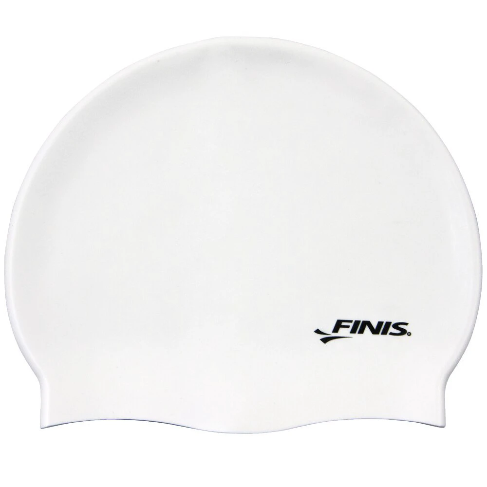 Cască FINIS Silicone Cap albă
