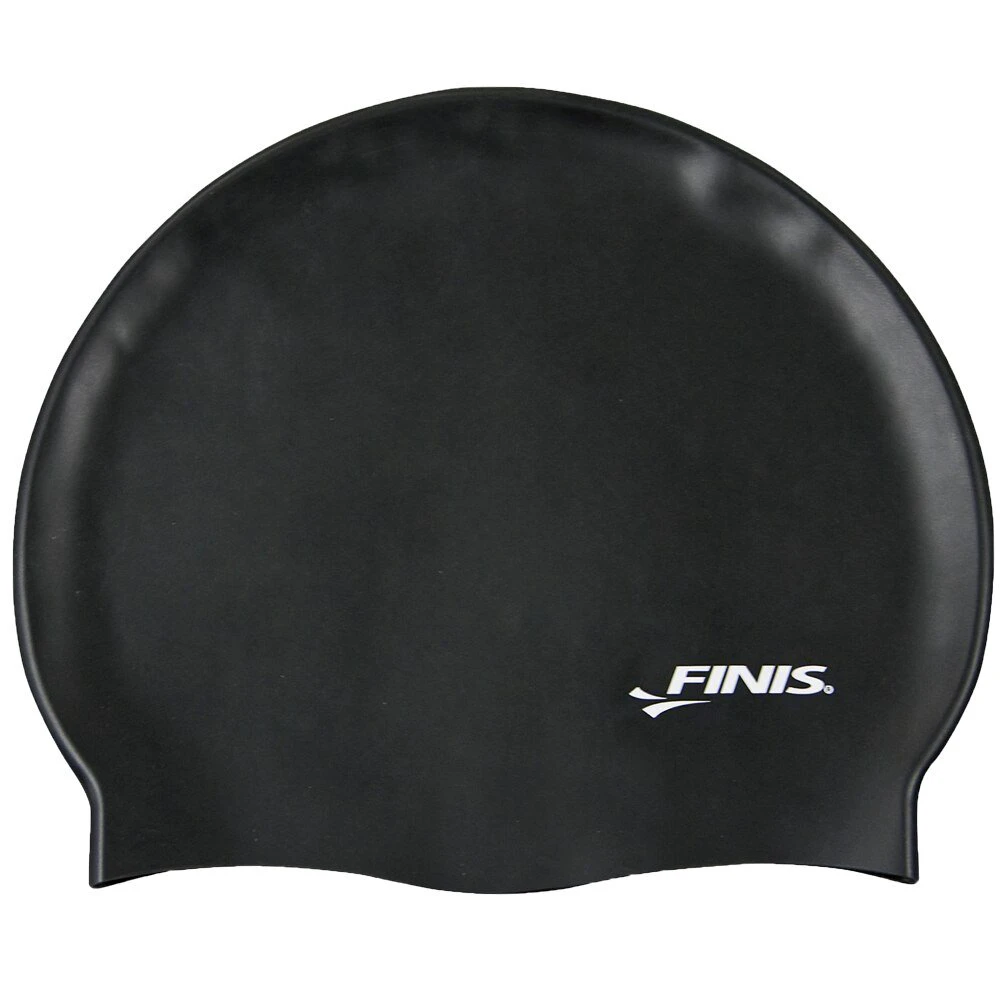 Cască de înot FINIS Silicone Cap neagră