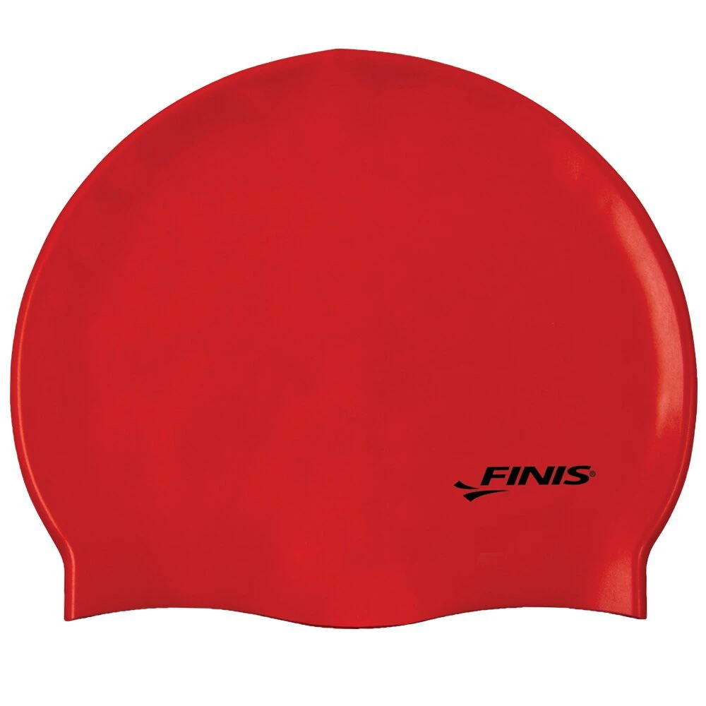 Cască FINIS Silicone Cap roșie