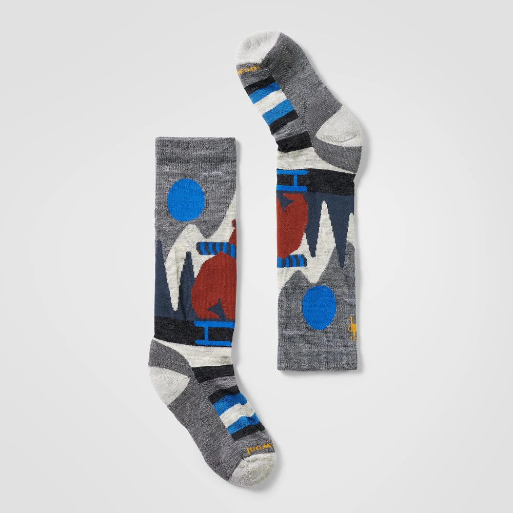 Smartwool Ski Sleigh Bear Over The Calf