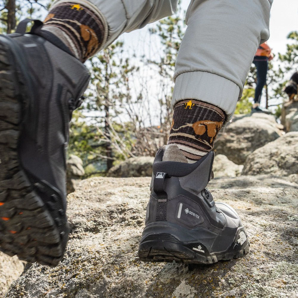 Smartwool Hike Bear Stripe Mid Crew