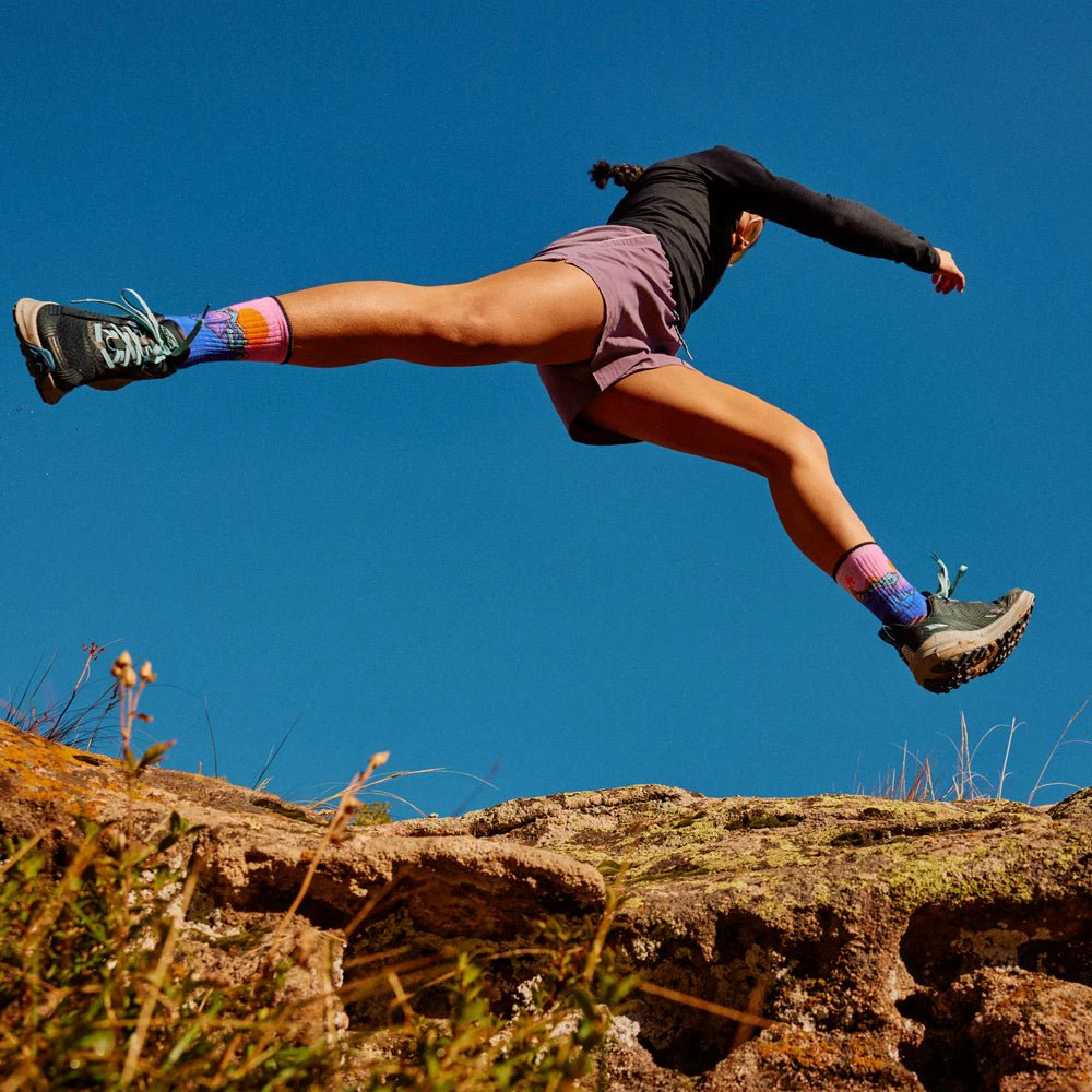 Smartwool Hike Mountain Sunrise Print Crew