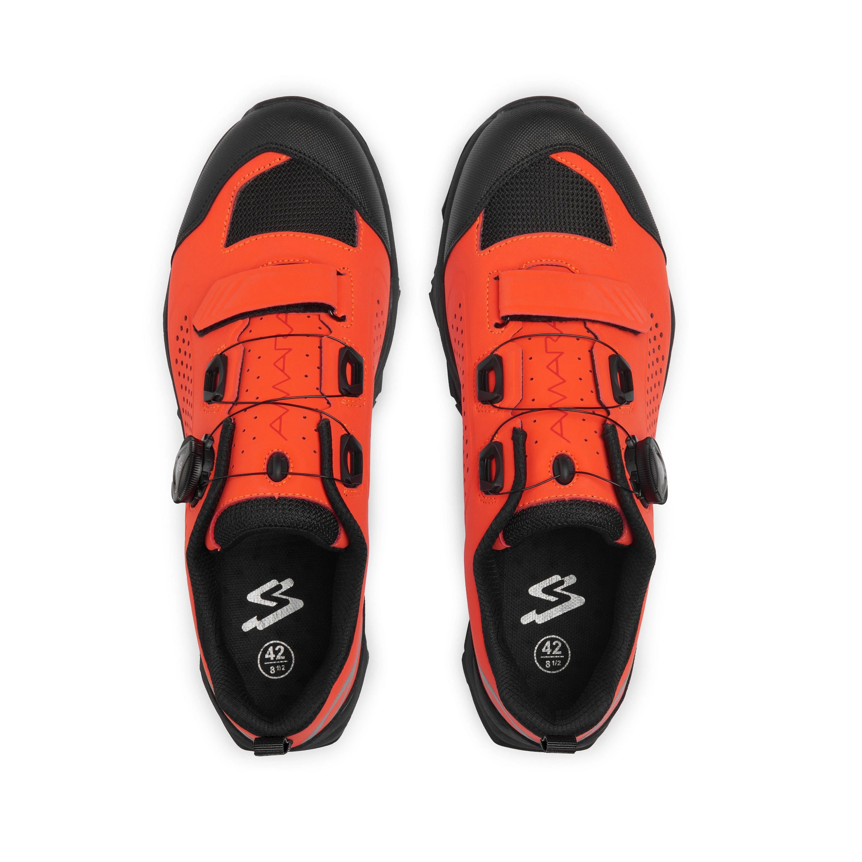3. Spiuk - Pantofi ciclism MTB AMARA shoes - portocaliu intens scarlet negru