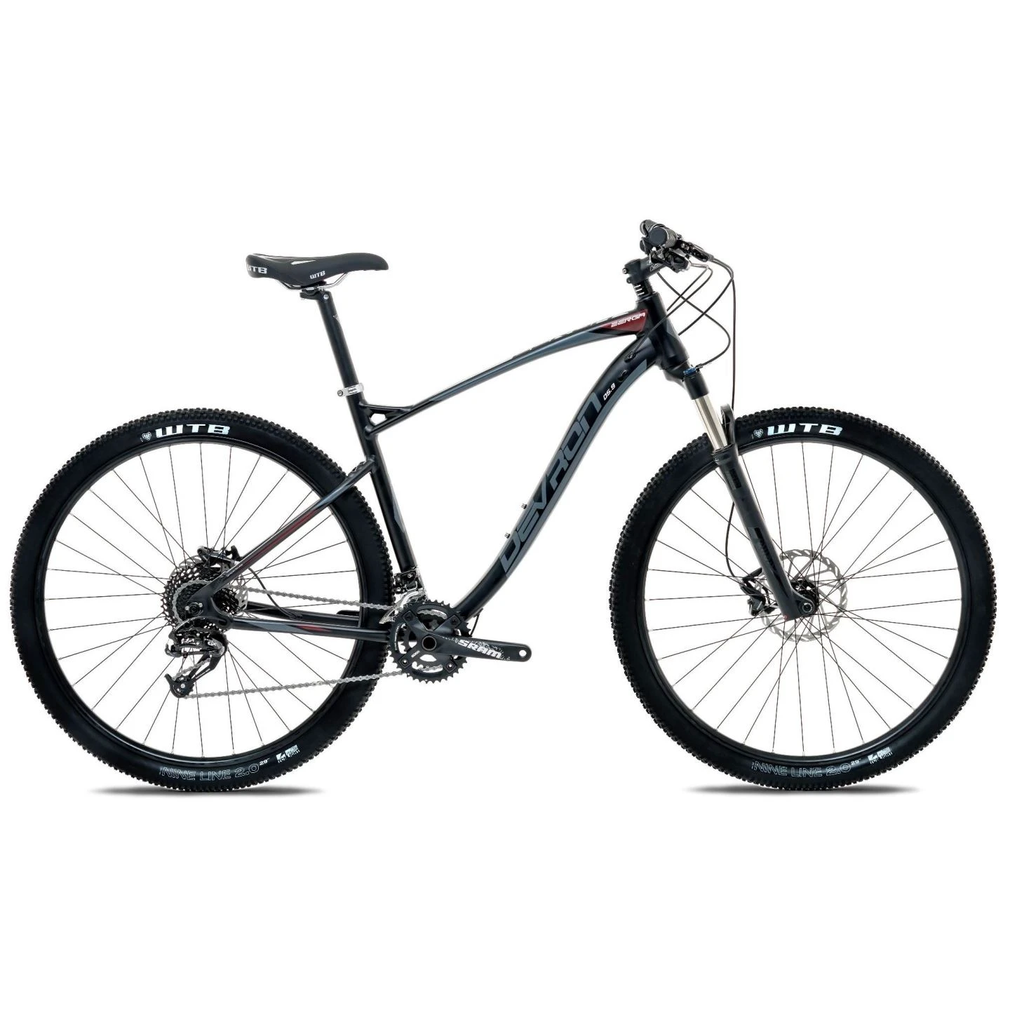 1. Cadru Devron Zerga D5.9 - L, 495 Mm, Negru-Gri