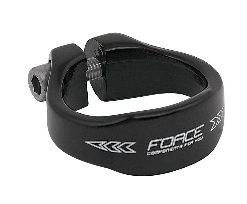 1. Colier Force 31.8mm al. negru