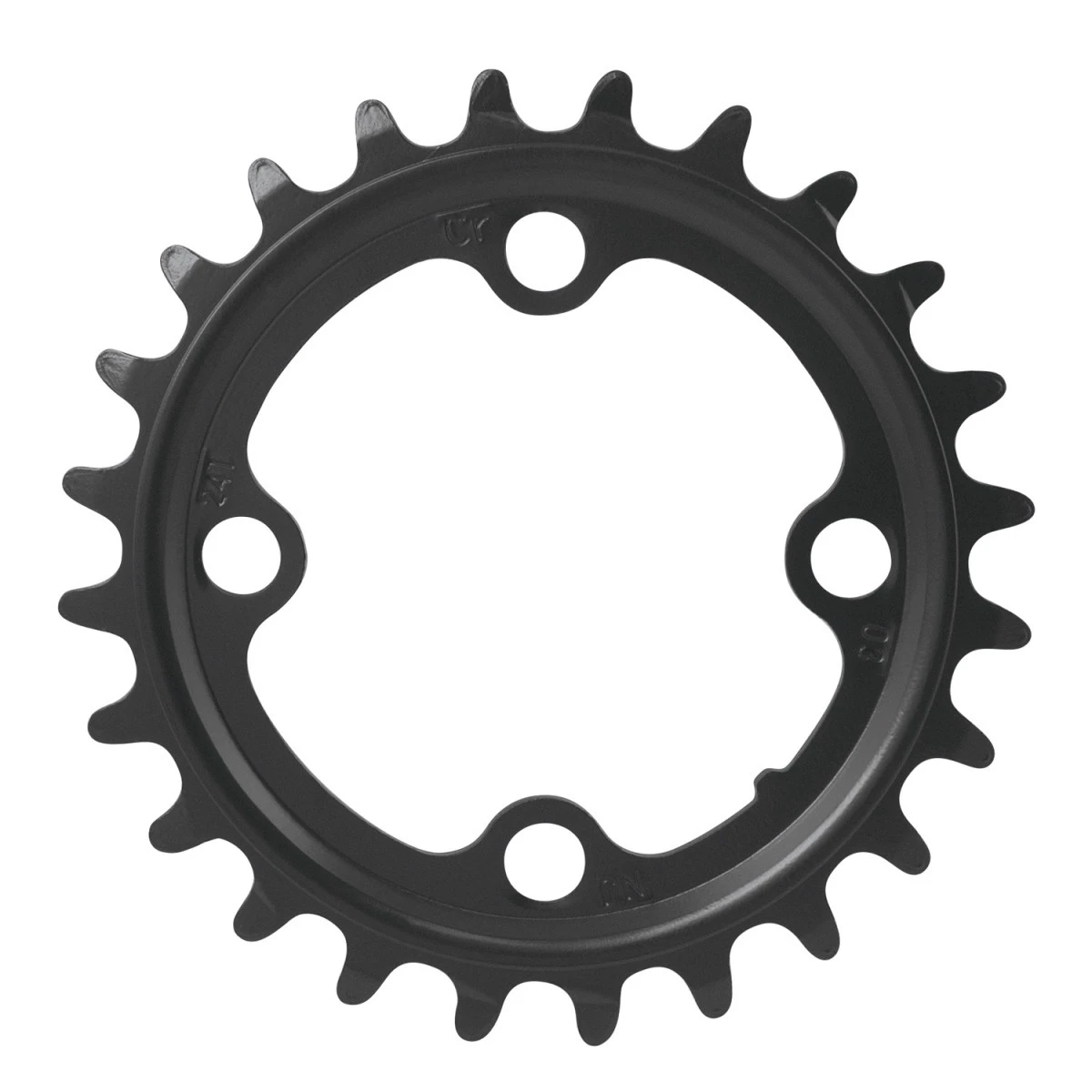 1. Placa pedalier Force 24T Cr-Mo neagra