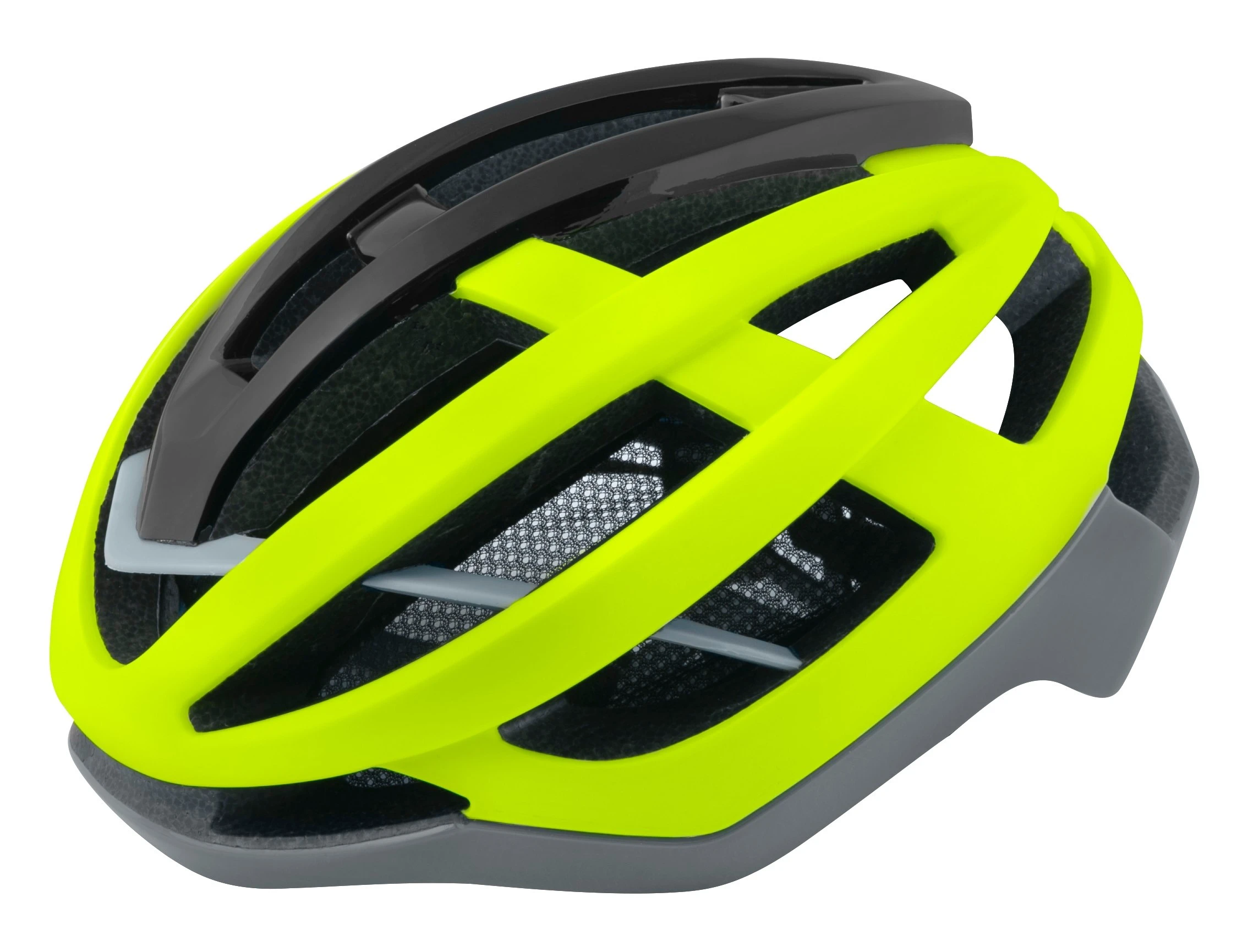 1. Casca Force Lynx fluo/gri S-M (55-59 cm)