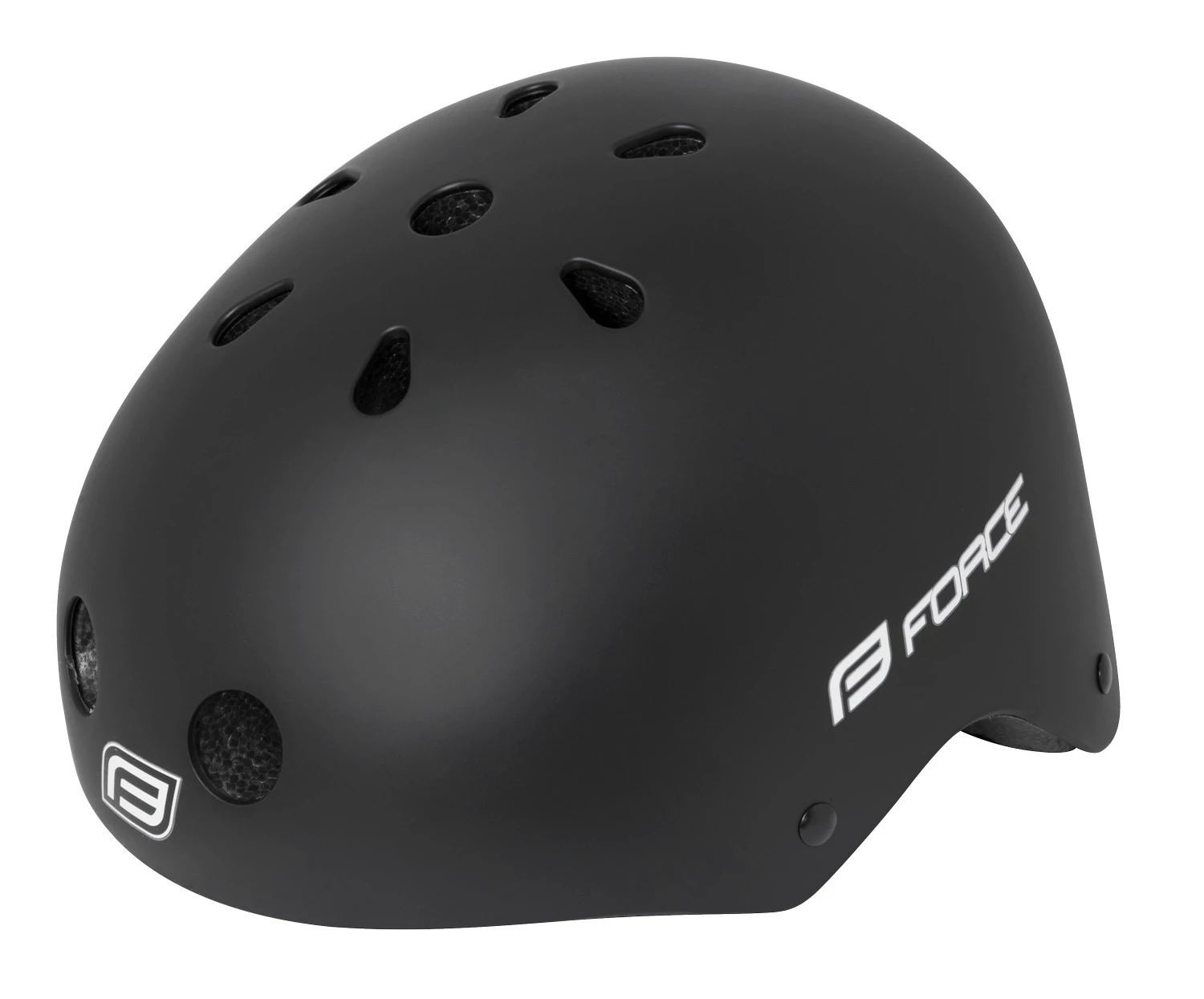 1. Casca Force BMX Negru Mat L-XL (58-63 cm)