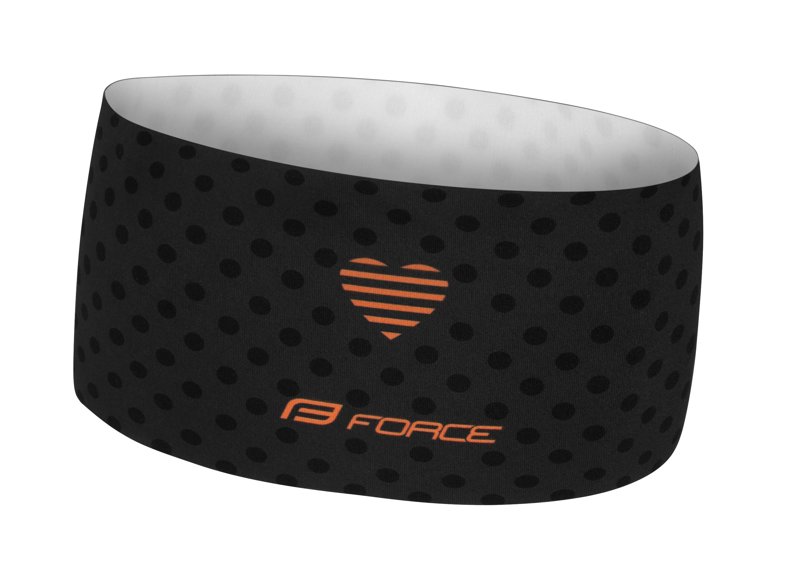 1. Bandana Force Points, negru/portocaliu, UNI