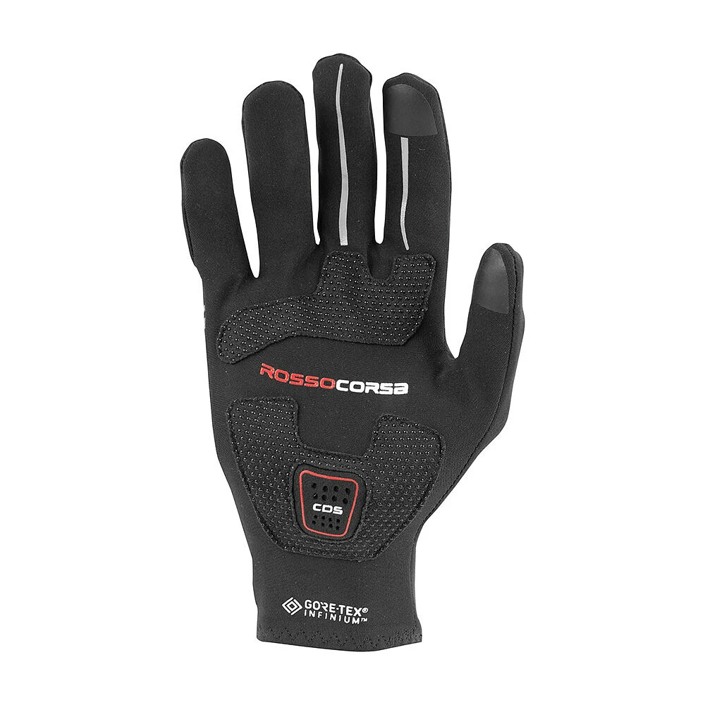 2. Castelli manusi ciclism calduroase cu degete lungi - Perfetto Light - negru