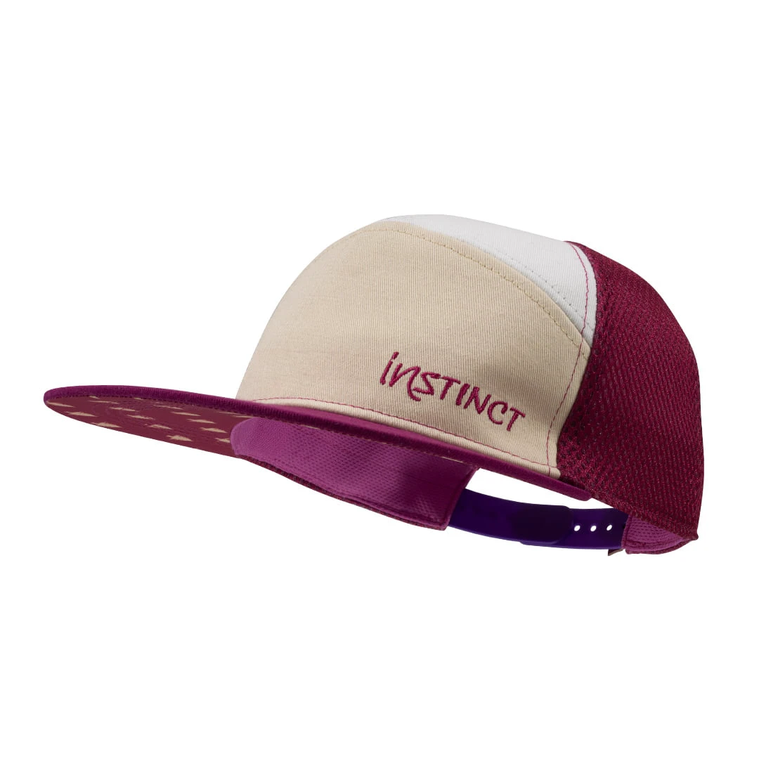 1. Instinct - Sapca Trucker Cranberry -visiniu alb roz