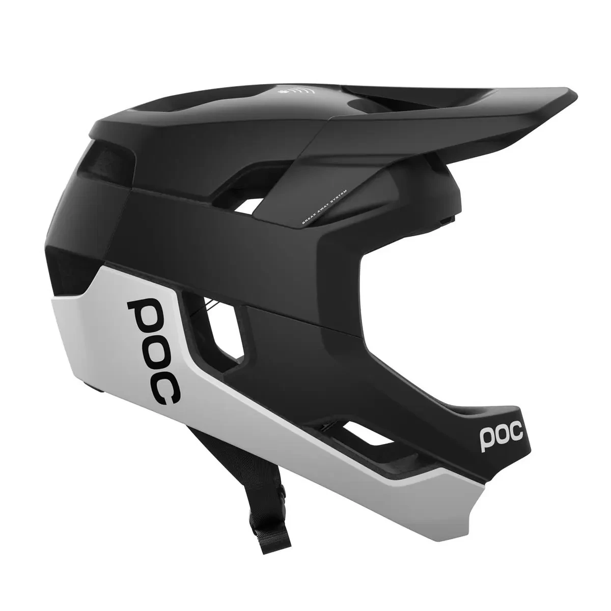 1. POC - Casca Integrala - Otocon Race Mips - uranium black / hydrogen white matt