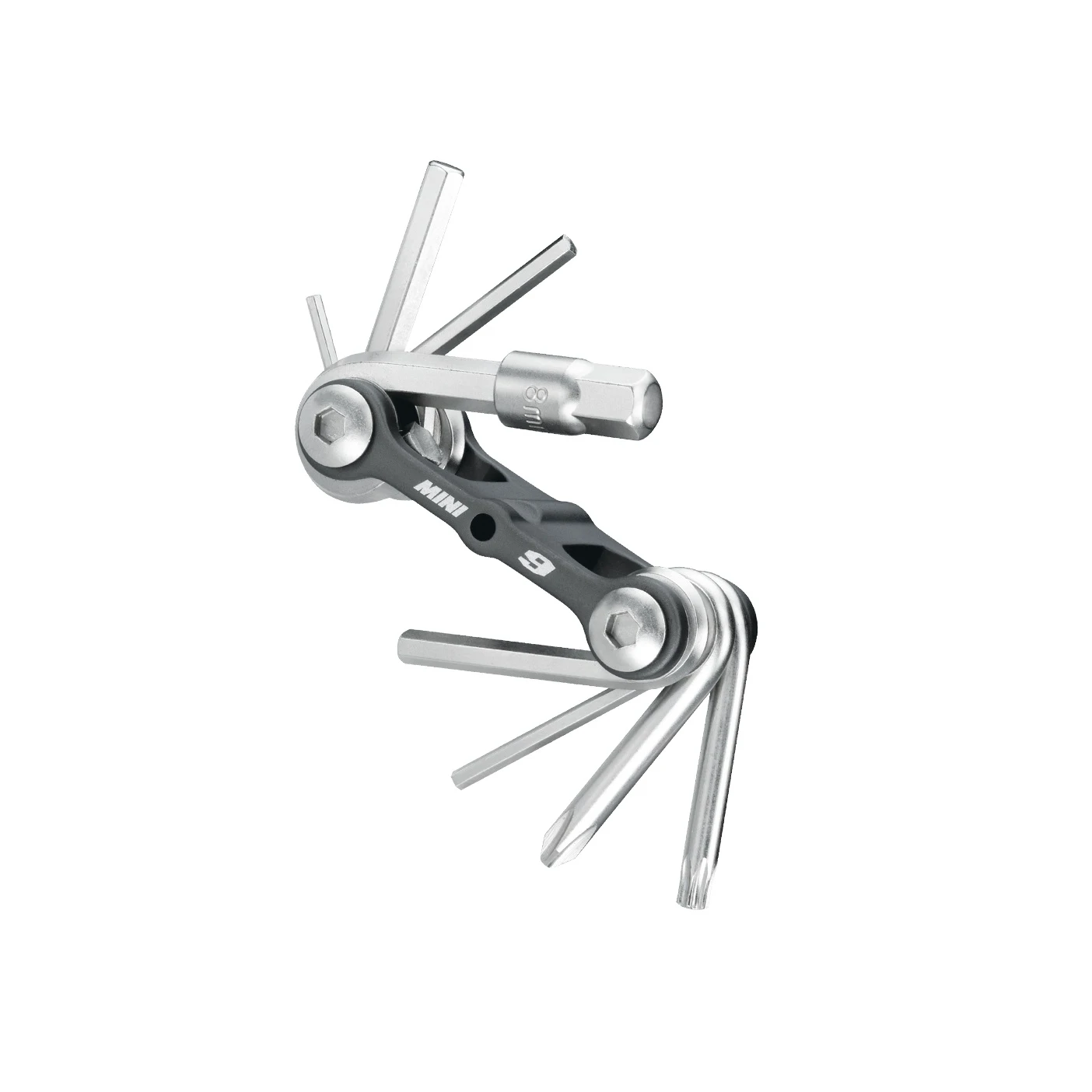 1. Topeak - set chei bicicleta Mini 9 multitool - argintiu