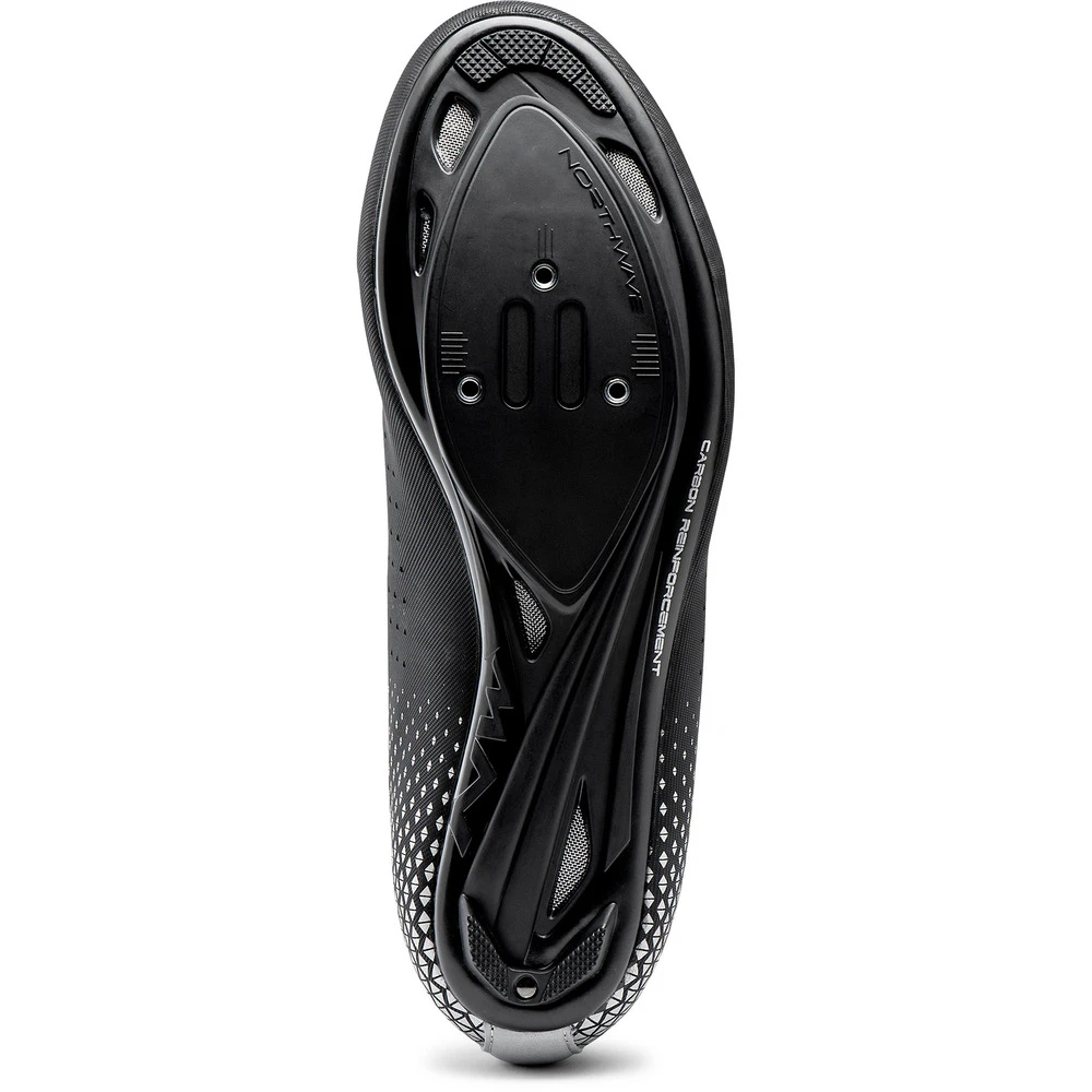 3. Northwave - pantofi ciclism sosea - Core Plus 2 Wide - Black | Silver