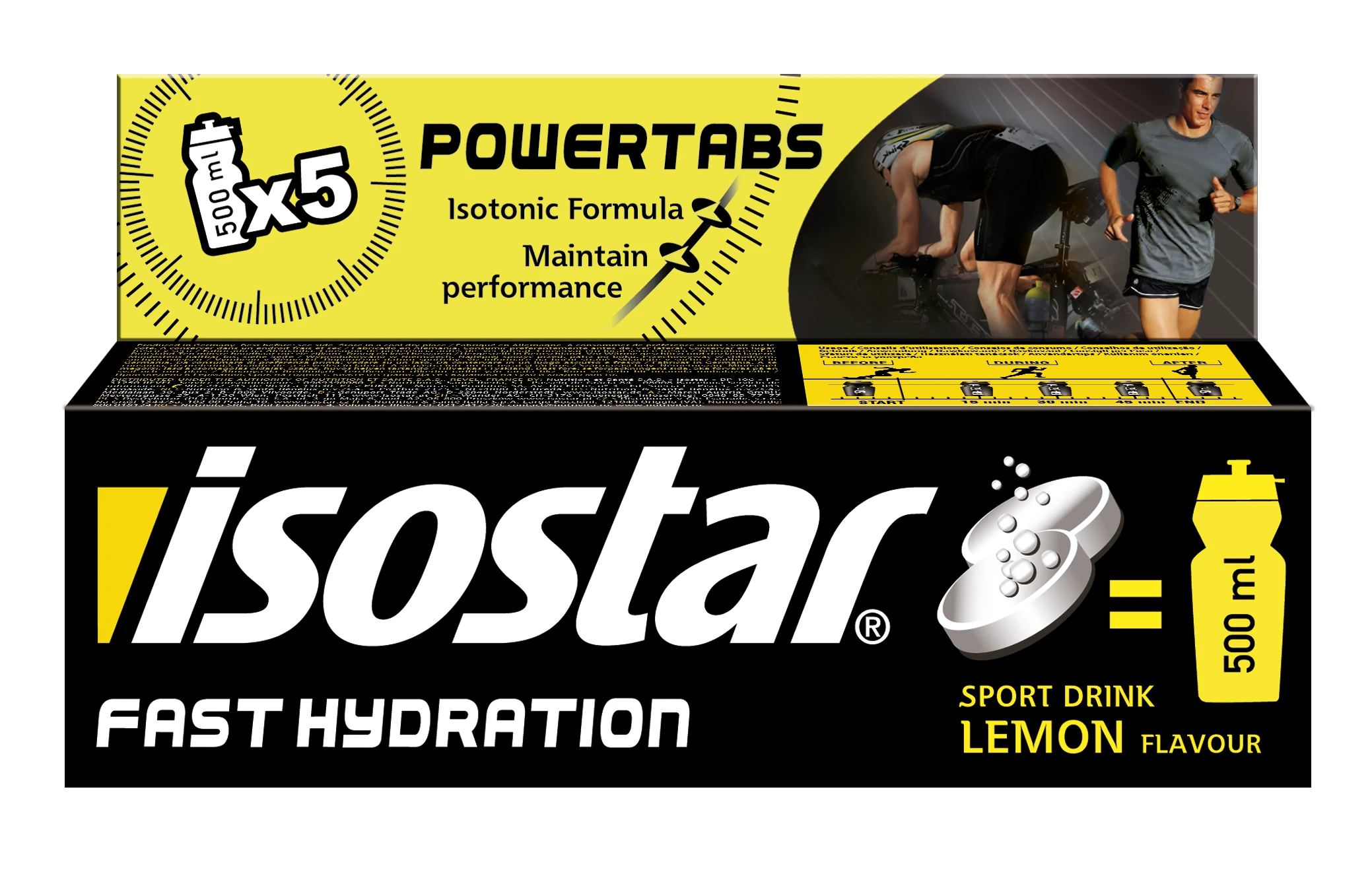 1. Fast Hydration Tablets Lemon 120g Isostar