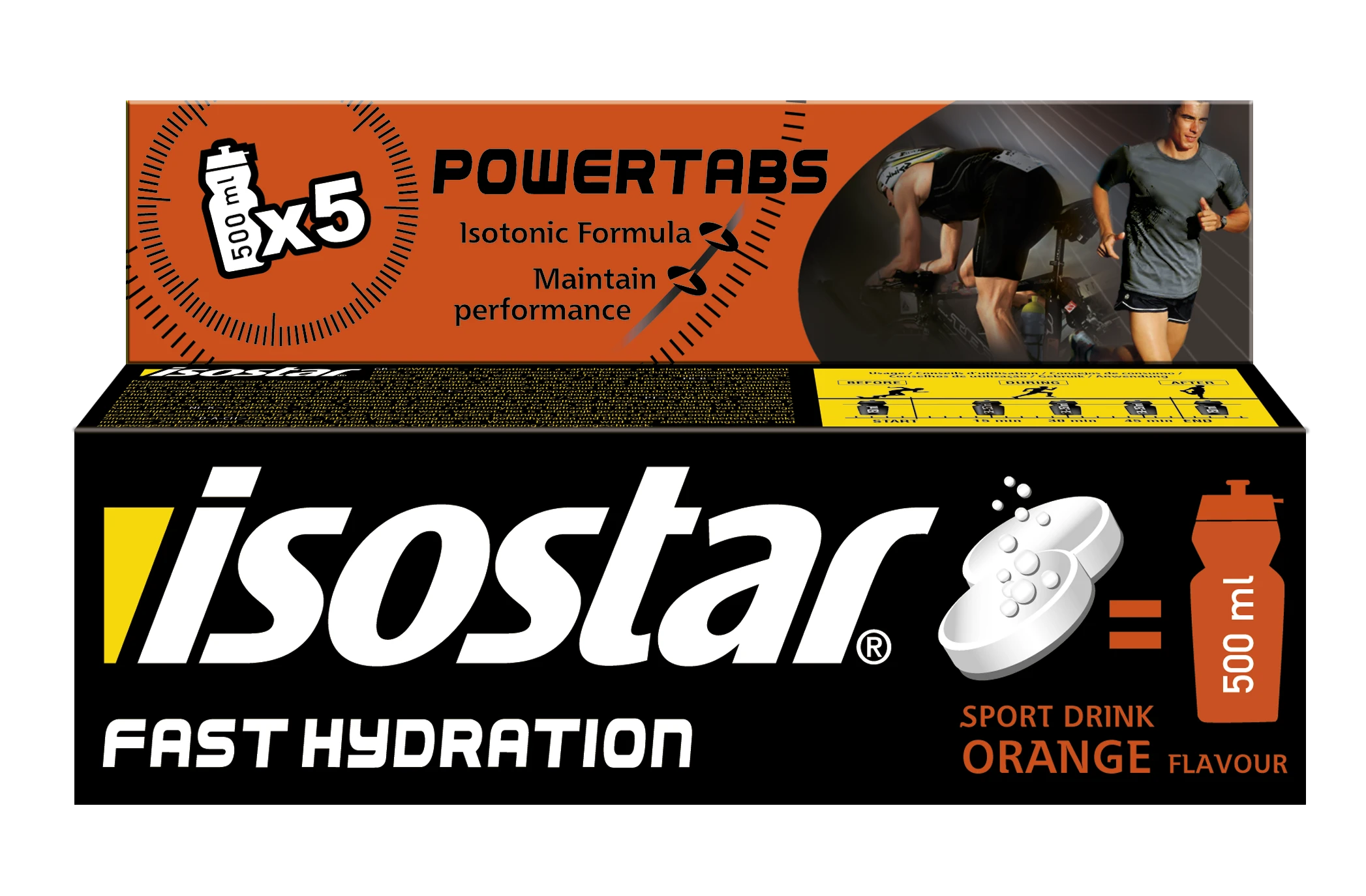 1. Fast Hydration Tablets Orange 120g Isostar