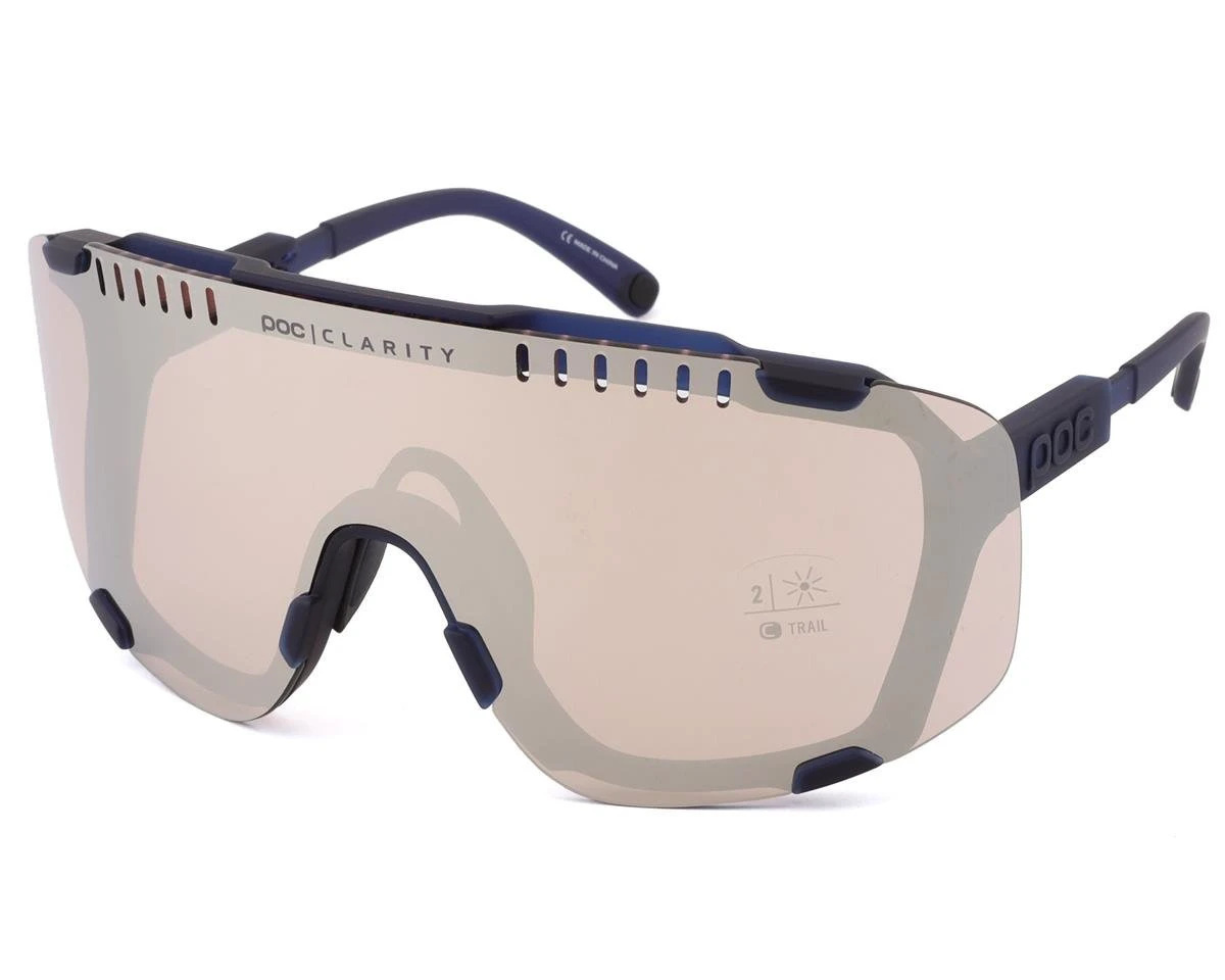 1. POC - ochelari - Devour - Lead Blue/Brown/Silver Mirror - Cat 2