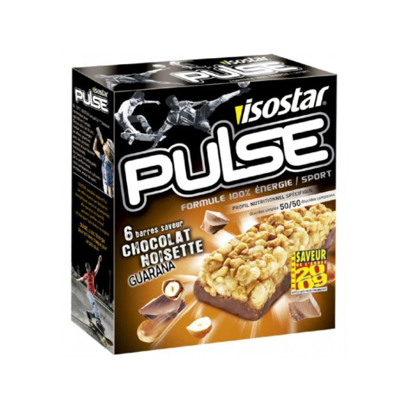 1. Pulse Energy Bar Guarana 6x23g Isostar