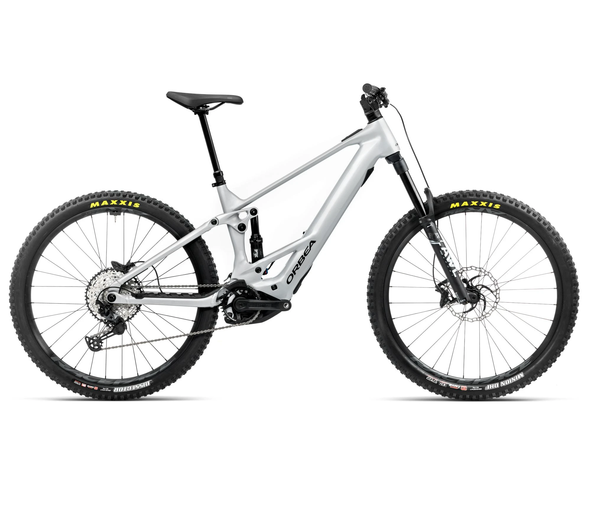 Bicicletă electrică eMTB Enduro Orbea WILD ST H20 - Halo Silver Gloss - 71886