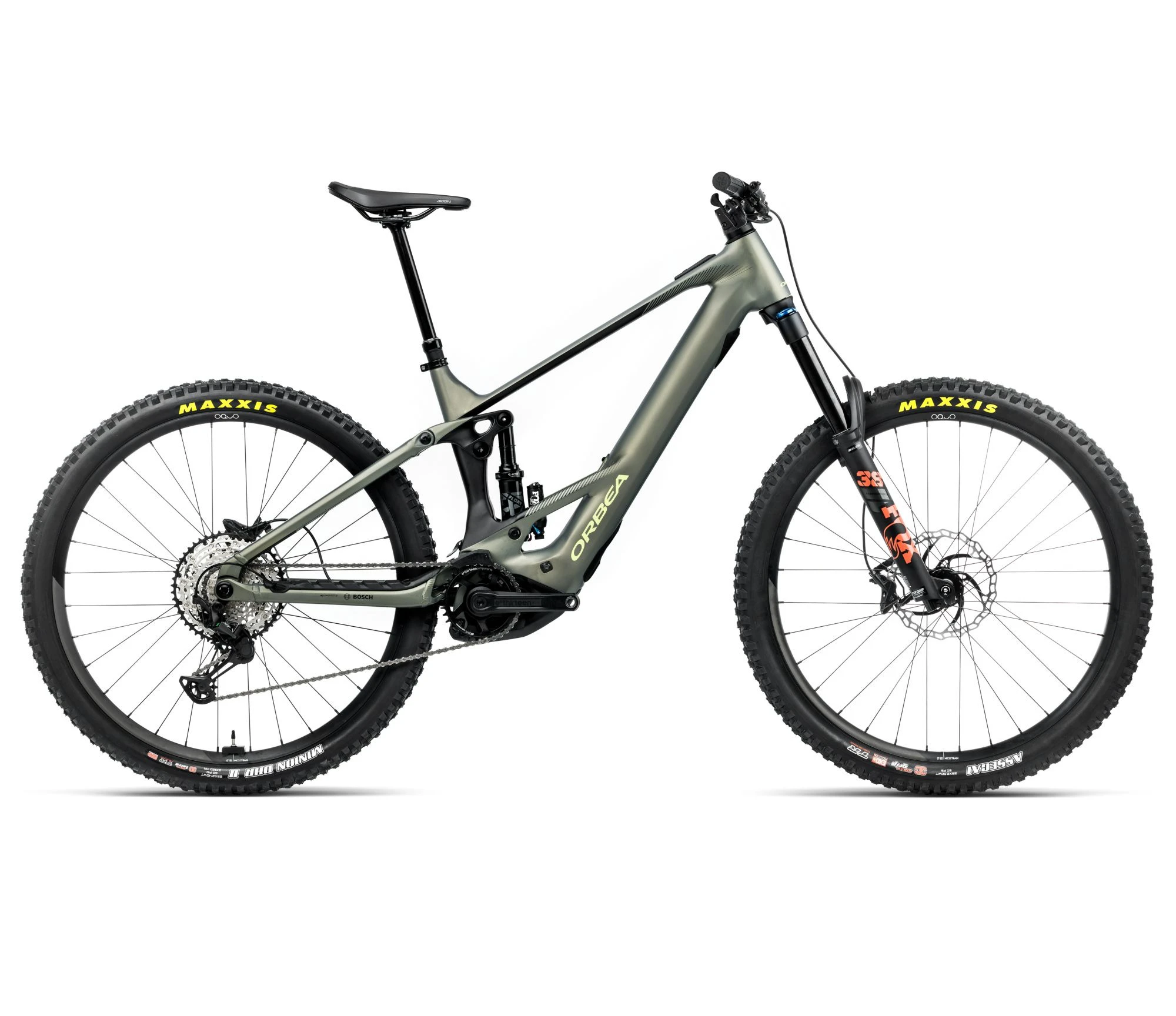 Bicicletă electrică eMTB Enduro Orbea WILD H10 - Spaceship Green | Black (Matt) - 71907