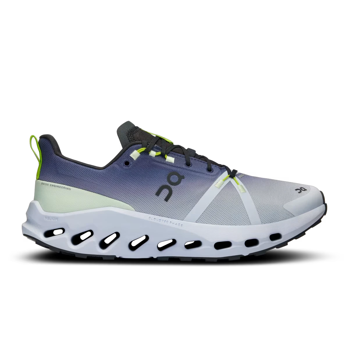 1. On - pantofi alergare trail - Cloudsurfer Trail WP - mov gri Black | Heather