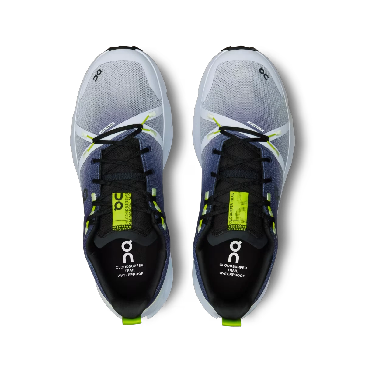 2. On - pantofi alergare trail - Cloudsurfer Trail WP - mov gri Black | Heather